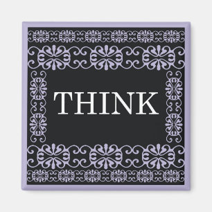 Think - One Word Quote For Motivation Magnet
