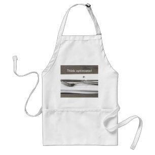 Think optimistic! standard apron