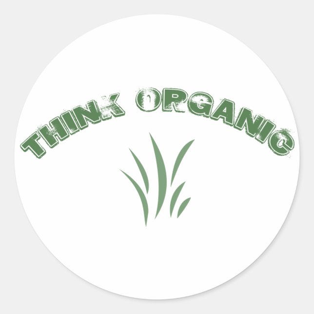 Think Organic Stickers (Front)