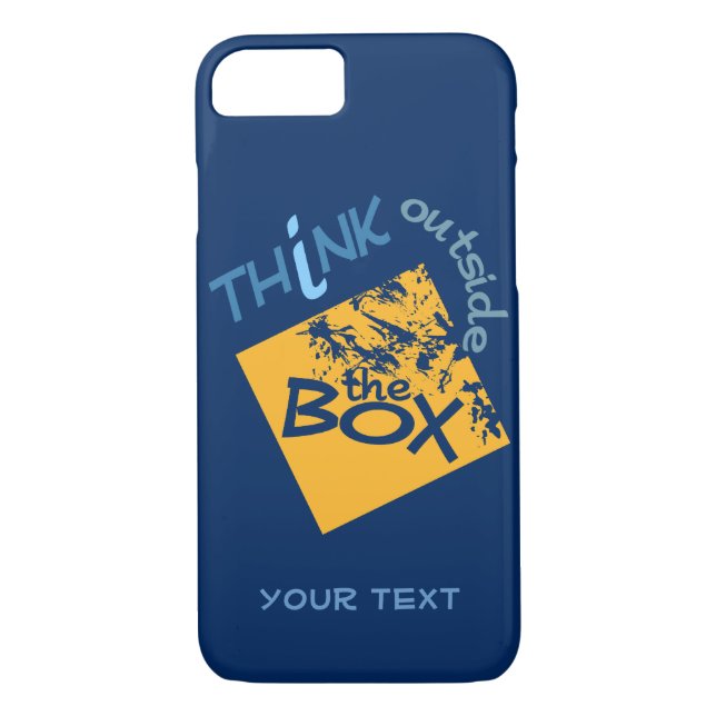 Think Outside The Box custom cases (Back)