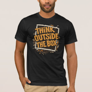 Think Outside The Box Motivational T-Shirt