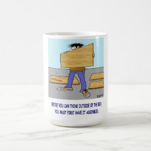THINK OUTSIDE THE BOX mug