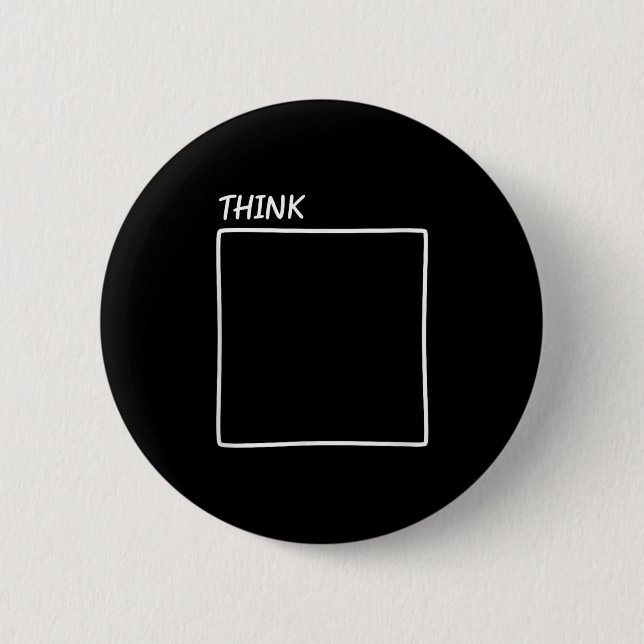 Think Outside The Box New Perspective  6 Cm Round Badge (Front)