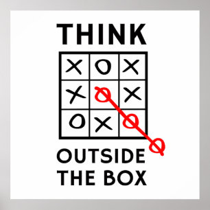 Think Outside The Box Poster