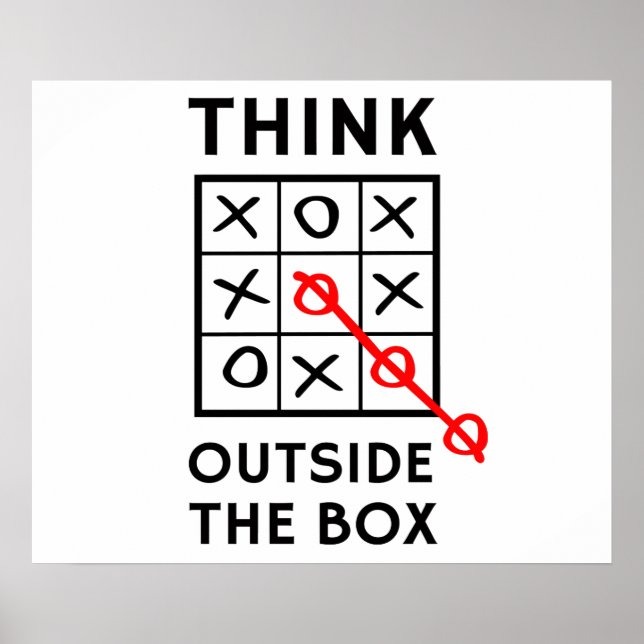 Think Outside The Box Poster (Front)