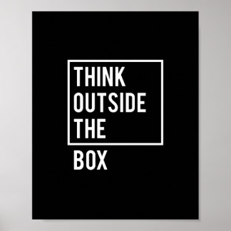 Think Outside The Box Poster