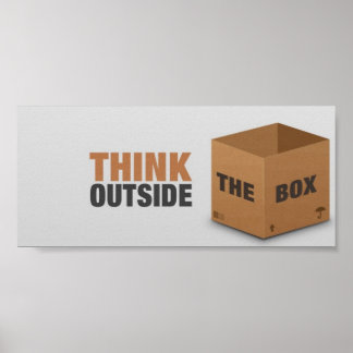 Think outside the Box Poster