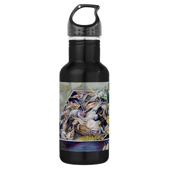 Think outside the box, Singapore 532 Ml Water Bottle (Front)