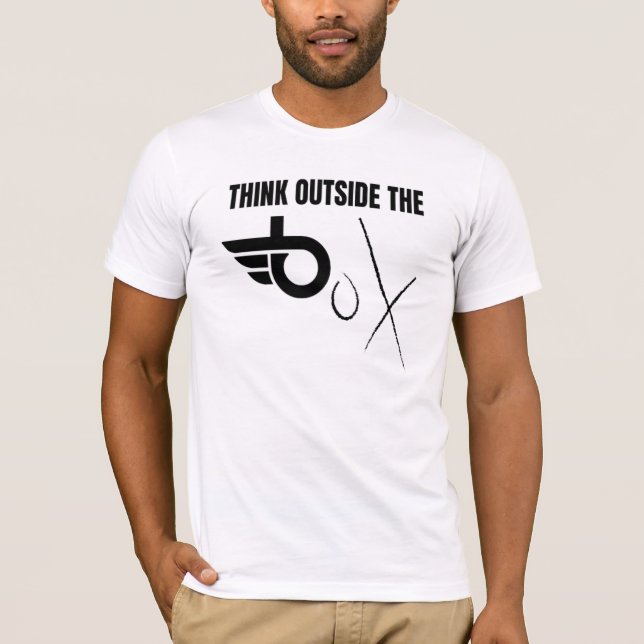 Think Outside The Box T-Shirt (Front)