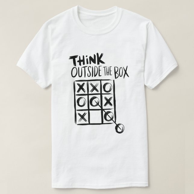 Think Outside The Box T-Shirt (Design Front)