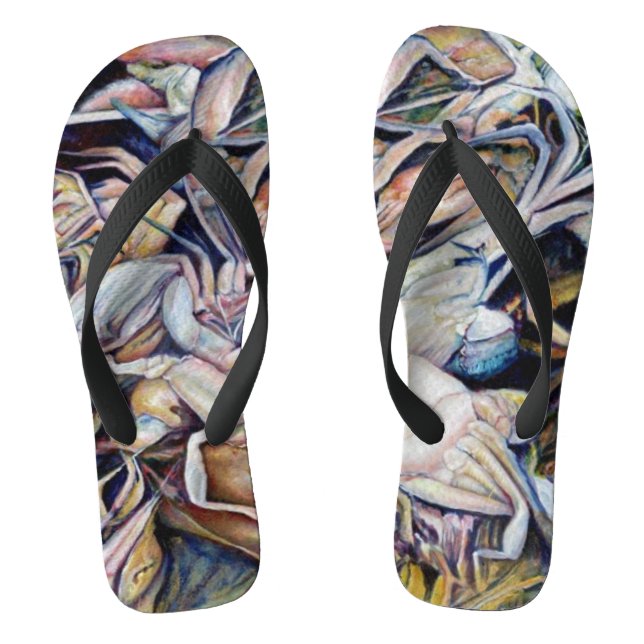 Think Outside the Box Thongs (Footbed)