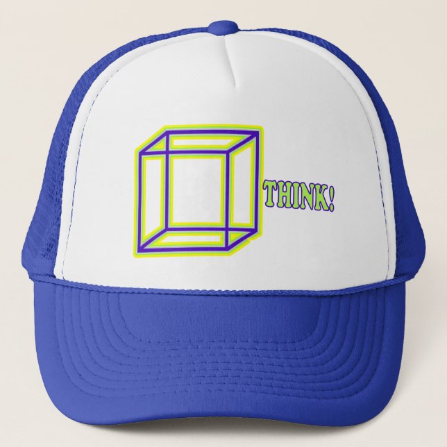 Think Outside the Box! Trucker Hat (Front)