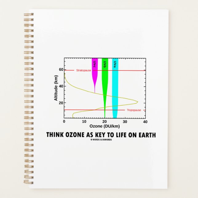 Think Ozone As Key To Life On Earth Graph Planner (Front)
