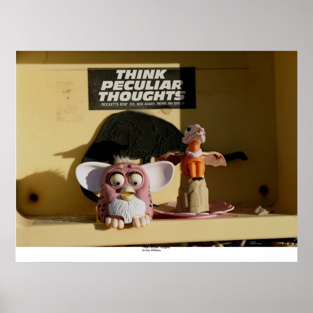 Think Peculiar Thoughts Poster (Front)