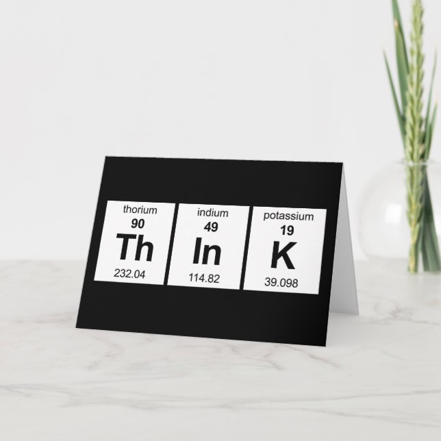 ThInK Periodic Table Card (Front)
