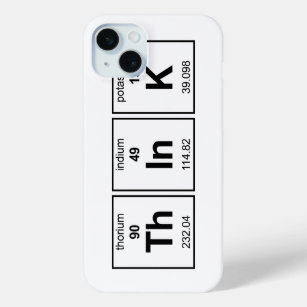ThInK Periodic Table iPhone 15 Mini Case