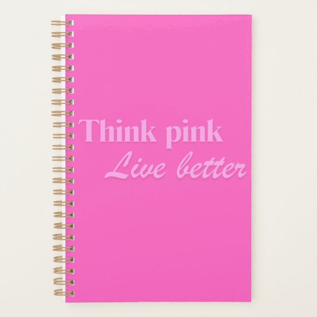 Think Pink Planner (Front)