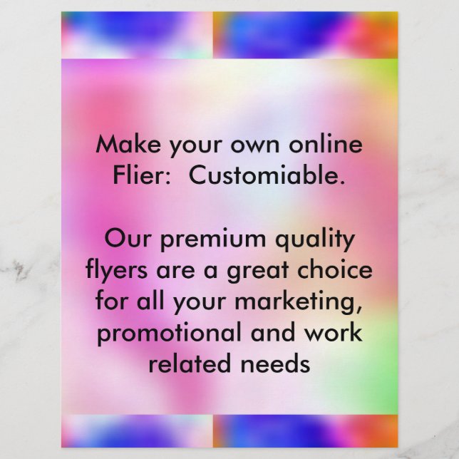 Think Pink - Support Cancer Research Flyer (Front)