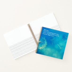 Think Positive Hardcover Notebook