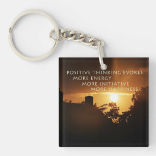 Think positive key ring