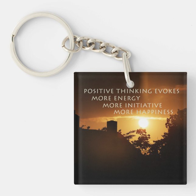 Think positive key ring (Front)