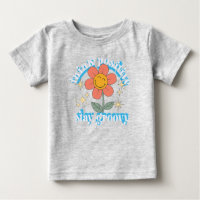 Think Positive Stay Groovy Slogan