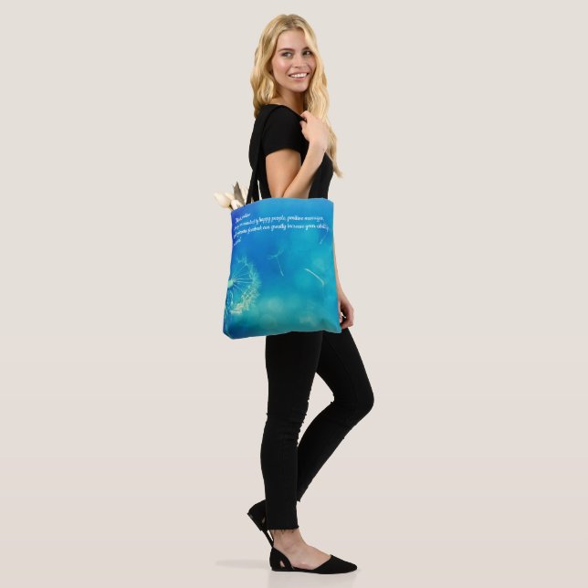 Think Positive Tote Bag (On Model)