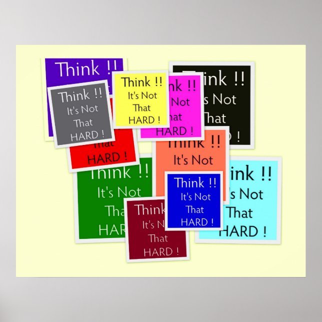 Think! poster (Front)