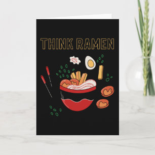 Think ramen ramyun ramyeon. Pasta Noodle lovers Card