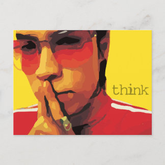 "think" Scripture Postcard from Philippians 4:6