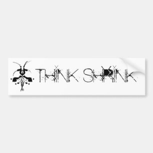 THINK SHRINK BUMPER STICKER
