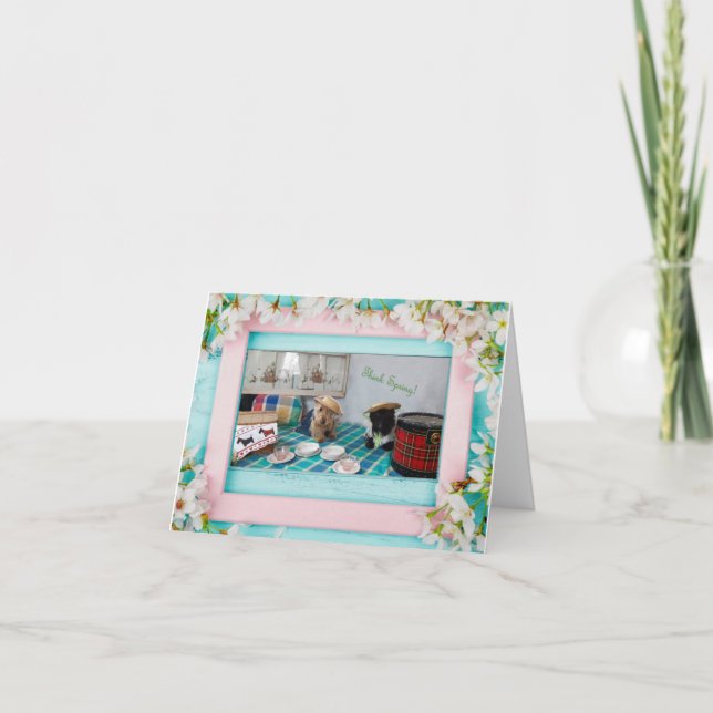 Think Spring Note Card (Front)