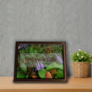 Think today and speak wisdom saying photo poster