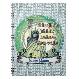Think Vote Liberty Notebook