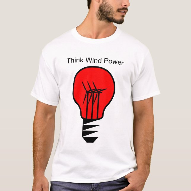 Think Wind Power T-Shirt (Front)