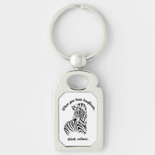 Think Zebras Key Ring