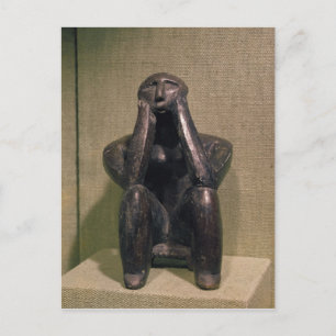 Thinker of Cernovoda, Hamangia Culture Postcard