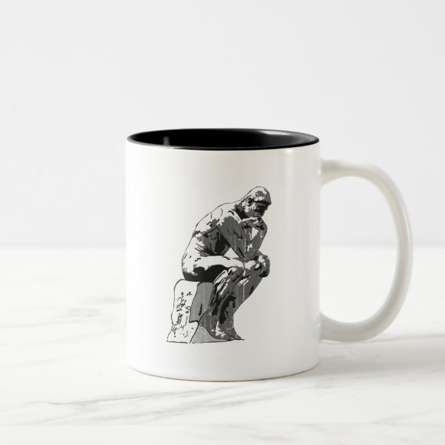 thinker Two-Tone coffee mug (Right)