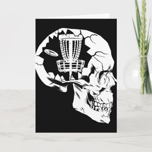 Thinking About Disc Golf, Frolf Player Gift  Card (Front)