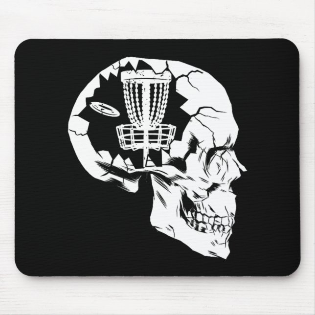 Thinking About Disc Golf, Frolf Player Gift  Mouse Pad (Front)