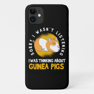 Thinking about Guinea Pig Cavy Roddent iPhone 11 Case