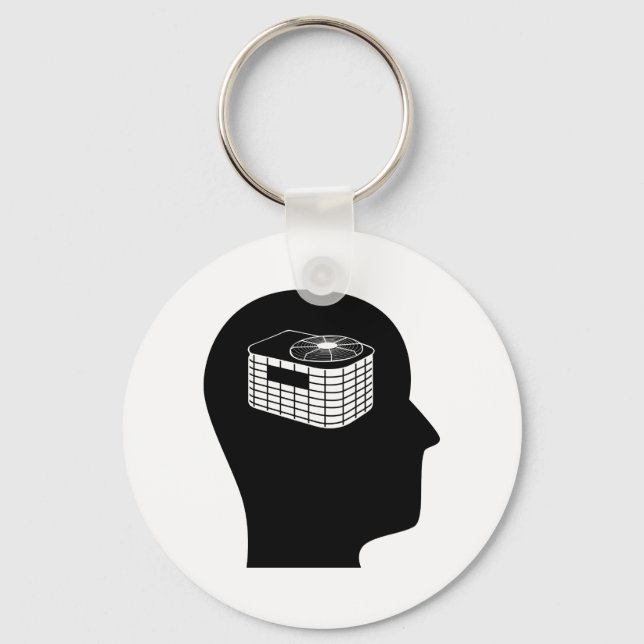 Thinking About HVAC Key Ring (Front)