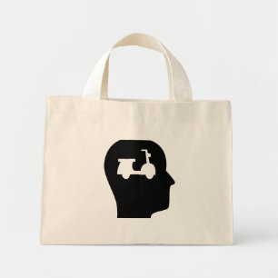 Thinking About Scooters Mini Tote Bag
