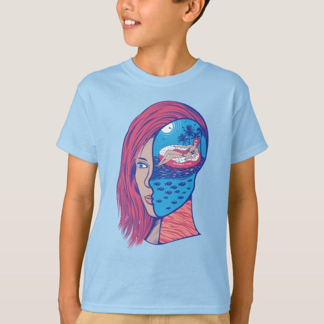 Thinking About Summer T-Shirt (Front)