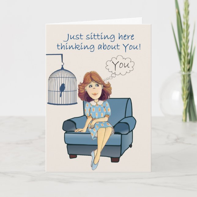 Thinking about you card (Front)