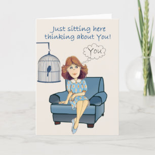 Thinking about you card