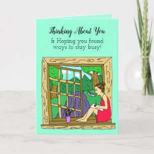 Thinking About you, Missing you Card