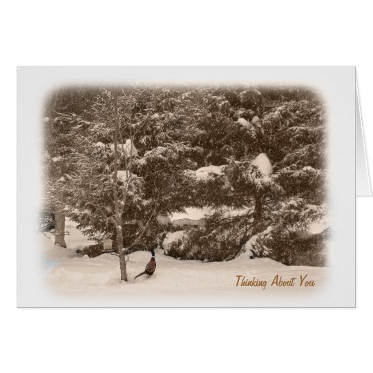 Thinking About You, Pheasant Card