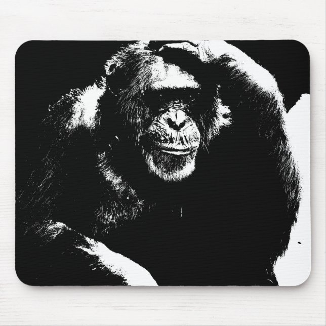 Thinking Ape Custom Pop Art Trendy Modern Template Mouse Pad (Front)