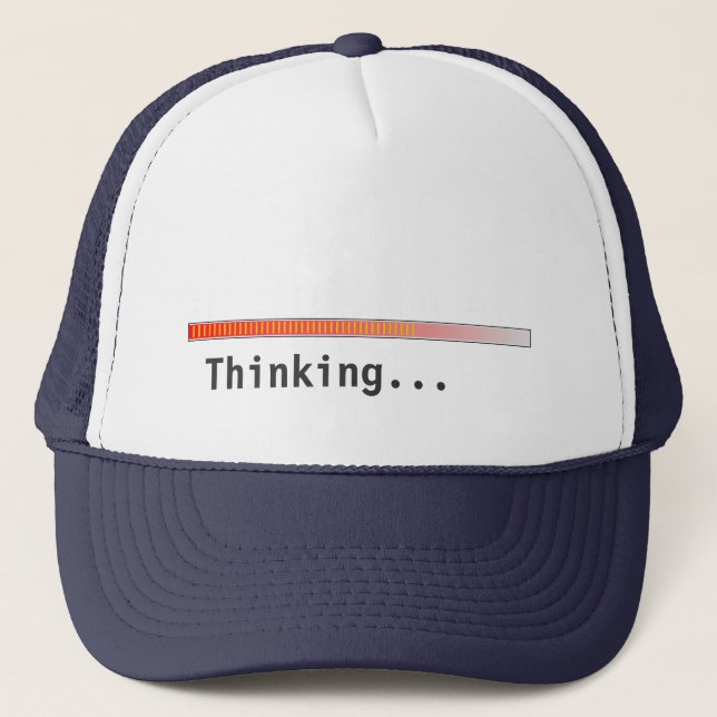 Thinking Bar Trucker Hat (Front)